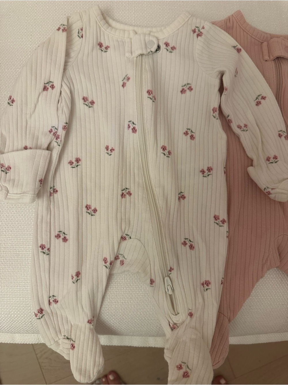 Carter's Ribbed Footed One-Piece 3 pc bundle - Picture 2 of 6